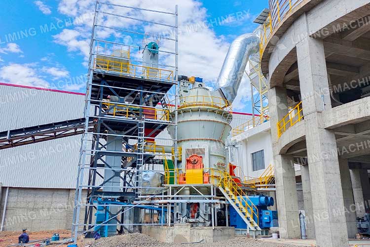 Broyeur à rouleaux vertical LM pour la fabrication de poudre de calcaire